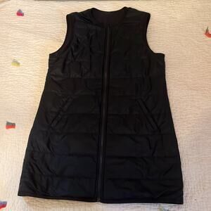 lululemon black mens puffer vest XS/S